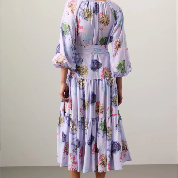 NWOT Prabal Gurung printed tiered dress - size 8 - Picture 6 of 6